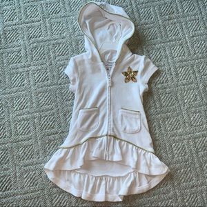Baby Girls Pocket French Terry Swimsuit Coverup